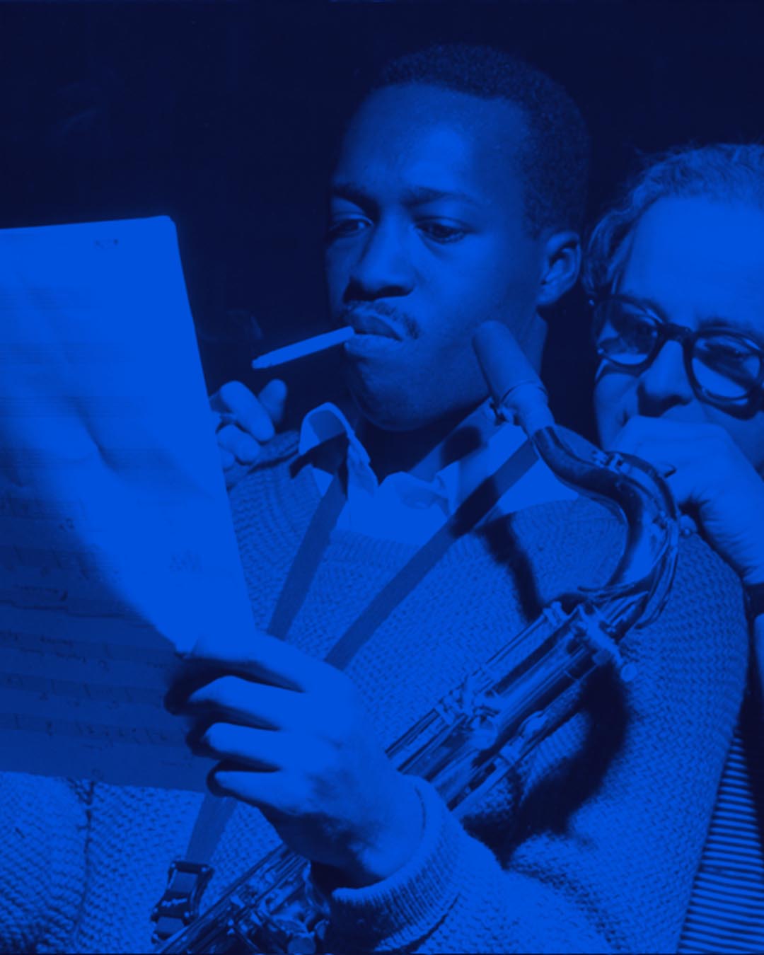 Ilustração de Blue Note Story